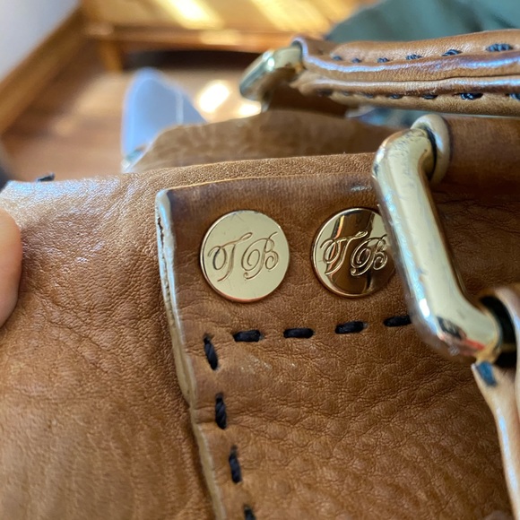 TED BAKER camel leather crossbody bag - Picture 2 of 8